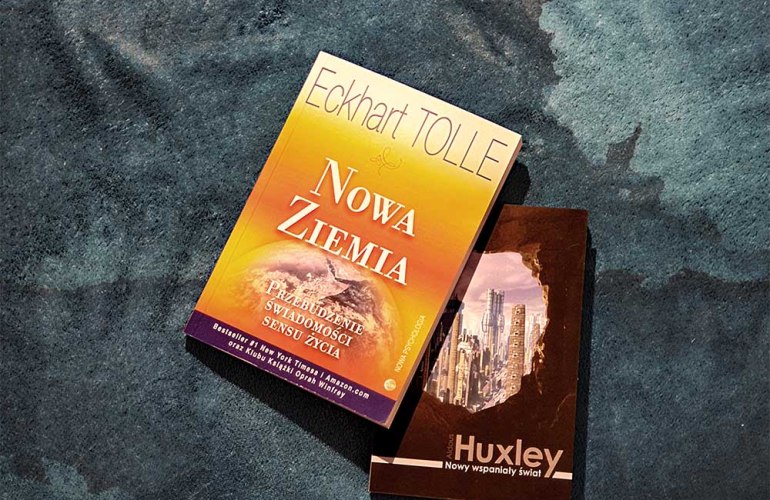 Eckhart Tolle Huxley Nowa Ziemia Wspaniały nowy świat